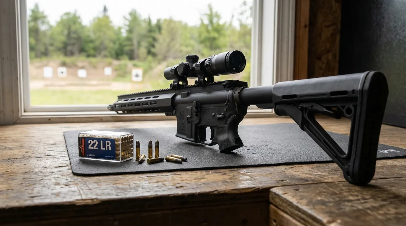 Impact et efficacité du calibre 22 long rifle sur cible balistique