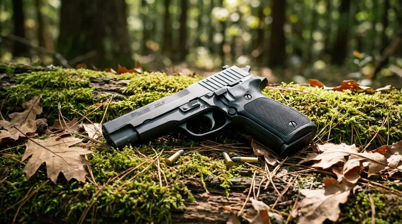 Pistolet Sig Sauer Mosquito calibre 22LR vue de profil