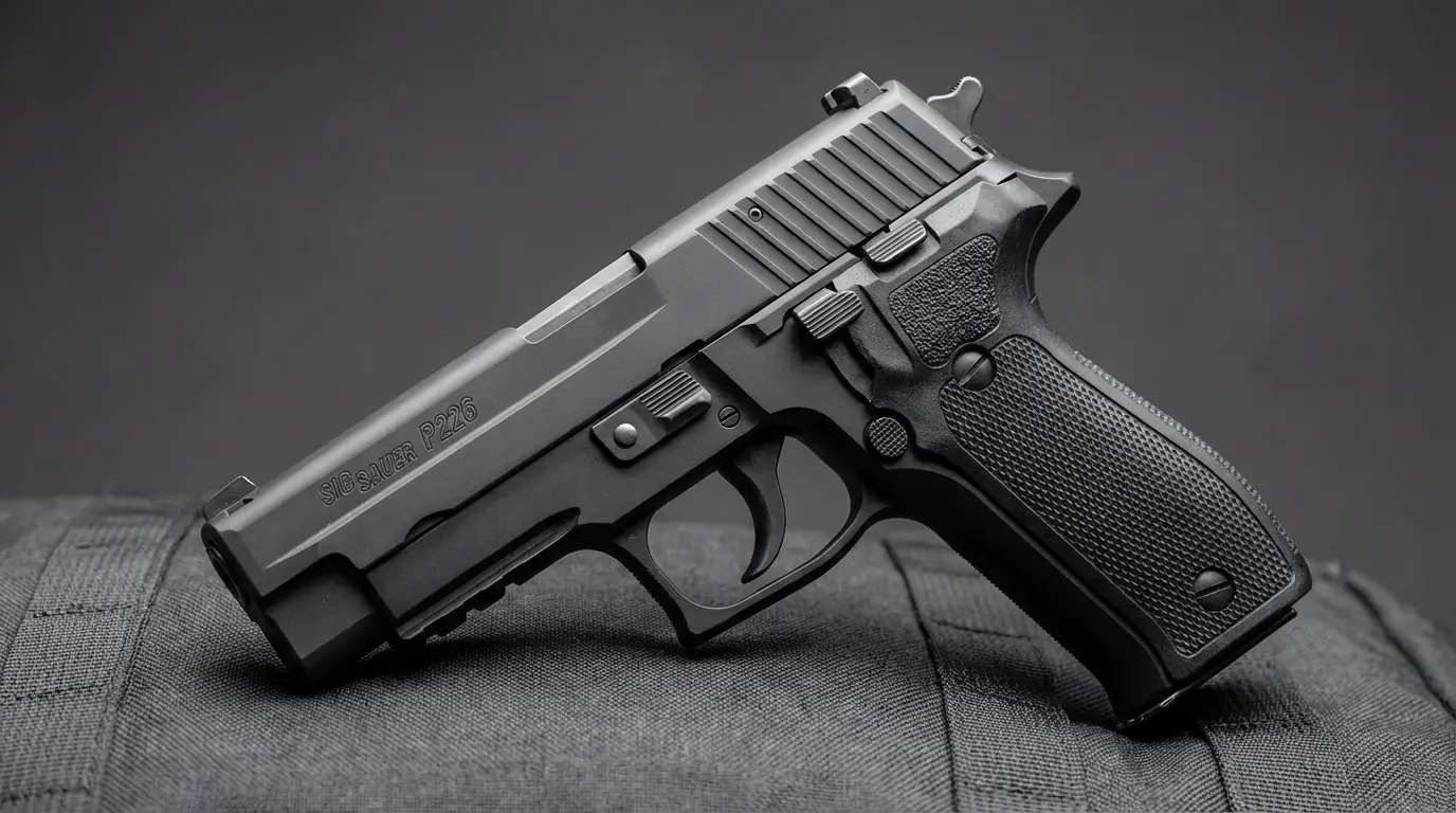 Pistolet SIG Sauer P226 avec chargeur et munitions