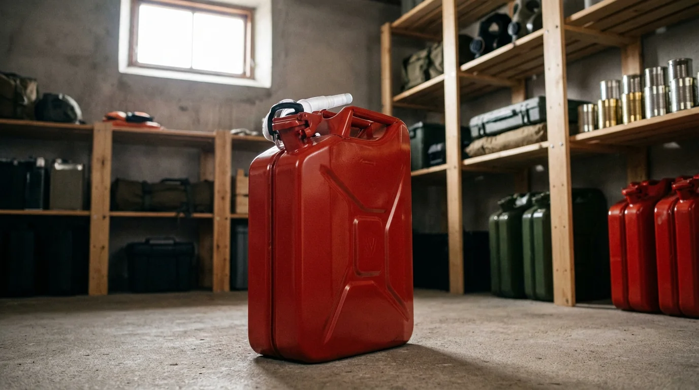 Jerrycans en métal et plastique PEHD pour le stockage de carburant