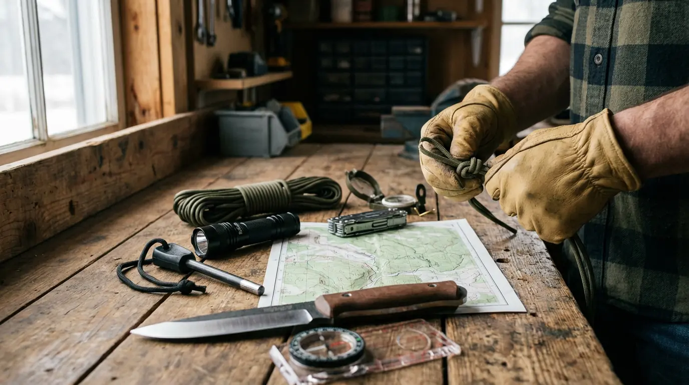 Matériel de base pour le survivalisme et la préparation d'urgence